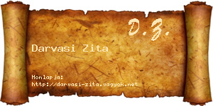 Darvasi Zita névjegykártya